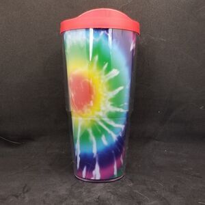 Tervis tie dye tumbler 24oz hippie boho style with cover